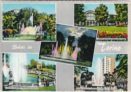 Cartolina - Postcard - Torino -saluti Da Torino. - Parcs & Jardins
