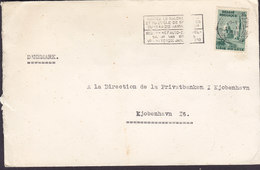 Belgium Slogan Flamme 'Visitez Le Salon D'auto Et Du Cycle 11-22 Janivier' BRUSSEL 1938 Cover Lettre Exposition Liege - Targhette