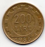 Italie - 200 Lire 1980 - 200 Lire