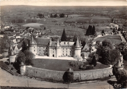 19-POMPADOUR- VUE AERIENNE LE CHATEAU - Altri & Non Classificati