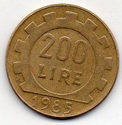 Italie - 200 Lire 1985 - 200 Lire