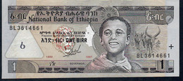 ETHIOPIA P46a 1 BIRR 1989 / 1997  #BL   XF - Ethiopia