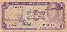 GAMBIA P4f 1 DALASI  1971 Signature 4  FINE  NO P.h. ! - Gambia