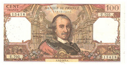 100 Francs Francais "Corneille" état BC - 100 F 1964-1979 ''Corneille''