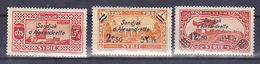 AC - TURKEY STAMP - STAMP WITH BLACK SANDJAK ALEXANDRETTE SURCHARGE ON SYRIA POSTAGE & AIRPORT STAMPS MNH 02.09.1938 - 1934-39 Sandjak D'Alexandrette & Hatay