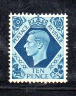 Y302 - GRAN BRETAGNA 1937 , Giorgio VI N. 221  ***  MNH - Neufs