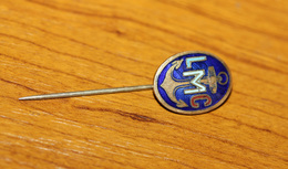 Broche épinglette De Col " LMC - Ligue Maritime Et Coloniale Française" - Marine