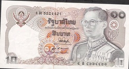 THAILAND  P87b   10 BAHT  1980 #4H Signature 53  VF NO  P.h. ! - Tailandia