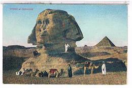 EGYPTE      SPHINX  ET  CARAVANE   TBE   1P367 - Sphinx