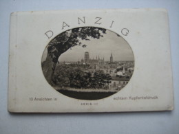 DANZIG , Heft Mit 10 Karten , Gute Erhaltung  Um 1930 - Danzig