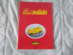 Club Solido Catalogue 1989 N° 5 - Model Making