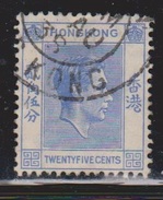 HONG KONG Scott # 160 Used - King George VI - Oblitérés