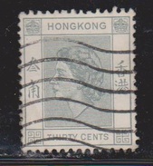 HONG KONG Scott # 190 Used - Queen Elizabeth II - Used Stamps