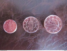 Euros : San Marin 2006 Mini Serie (Pièces-Munzen-Coins 1/2/5 Cts) - San Marino