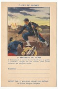 Carte De Franchise Militaire - Pages De Gloire (Aspirines Du Rhône) ...2eme Régiment Du Génie ... 3 Lignes - Neuve - Brieven En Documenten