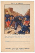 Carte De Franchise Militaire - Pages De Gloire (Aspirines Du Rhône) ...3eme Régiment Du Génie ... 3 Lignes - Neuve - Covers & Documents
