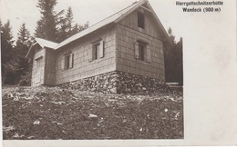 AK Herrgottschnitzerhütte Wandeck Herrgottschnitzerhaus Gasthof Baude A Waldegg Piesting Hohe Wand Österreich Autriche - Schneeberggebiet