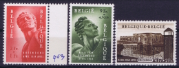 Belgium: OBP Nr 943 - 945 MNH/**/postfrisch/ Neuf Sans Charniere 1954 - Ungebraucht