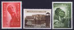 Belgium: OBP Nr 943 - 945 MNH/**/postfrisch/ Neuf Sans Charniere 1954 - Ungebraucht