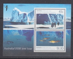 Australia 1990 Antarctica / Joint Issue With USSR M/s ** Mnh (31540) - Nuevos