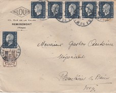 Enveloppe Commerciale / H Louis / 88 Remiremont / Bel Affranchissement Marianne Dulac 684 X 6 / Chaînes Brisées 670 - 1944-45 Maríanne De Dulac