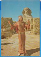 THE BALLERINA FERIDA FAHMY SPHINX OF GIZA EGYPT POSTCARD USED - Sphinx