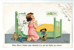 15813    Cpa  Mon Dieu ! Faites Que Demain Il Y Ait Du Baba Au Rhum !!  .. Illustré Par Jim Patt - Other & Unclassified