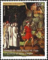 French Andorra - 2013 - Altarpiece Of Sant Miquel De Prats - Mint Stamp - Nuevos