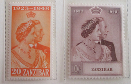 Zanzibar 1949  MH*    # 224/225 - Zanzibar (...-1963)