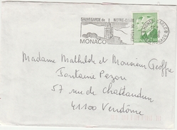 Monte-Carlo 1988 - Flamme Sauvegarde Notre-Dame Laghet - Poststempel