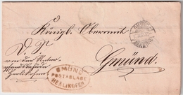 Postablage Von Schwäbisch - Gmünd ,  #8039 - Briefe U. Dokumente