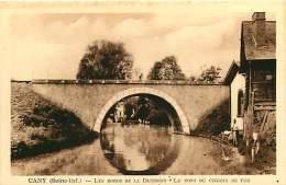 76 - 240417 - CANY - Les Bords De La Durdent - Le Pont Du Chemin De Fer - Cany Barville