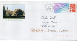 2002-PAP Local Repiqué Luquet-"Ste GENEVIEVE Des Bois-45" église--cachet Secap Muette-"CHATILLON COLIGNY-45" - PAP : Bijwerking /Luquet