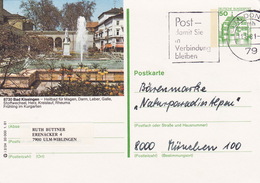 BPK Bund P 134 I "Bad Kissingen" Gelaufen Ab "ULM, DONAU 1" (ak0504) - Illustrated Postcards - Used