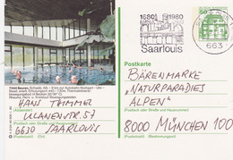 BPK Bund P 134 I "Beuren" Gelaufen Ab "SAARLOUIS 1" (ak0505) - Illustrated Postcards - Used