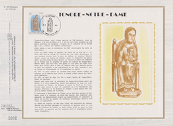 Feuillet Tirage Limité CEF 300 2010 Tongre-Notre-Dame Statuette De La Vierge - 1981-1990