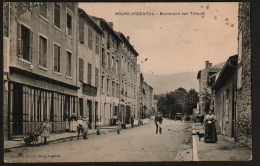 DD1132 - LOIRE - BOURG ARGENTAL - BOULEVARD DES TILLEULS - CAFE COURBON - Bourg Argental