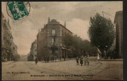 DD1148 - ST. CHÂMOND - AVENUE DE LA GARE ET RUE VICTOR HUGO - EN COULEUR - Saint Chamond