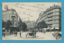 CPA TOUT PARIS 48 - Gare Du Nord - Boulevard Denain  (Xème) Ed. FLEURY - Distretto: 10