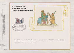 Feuillet Tirage Limité CEF 341 2071 Belgica 82 Messager Apportant Une Lettre à L'ost Du Roi - 1981-1990