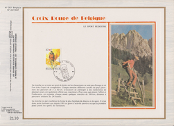 Feuillet Tirage Limité CEF 351 2083 Croix-Rouge De Belgique Sport Pédestre - 1981-1990