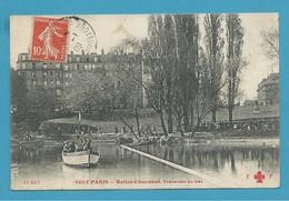 CPA TOUT PARIS 17-907 - Traversée Du Lac Buttes Chaumont (XIXème) Ed. FLEURY - Arrondissement: 19