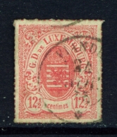 LUXEMBOURG  -  1865 To 1873  Coat Of Arms  121/2c  Used As Scan (Rouletted) - 1859-1880 Stemmi