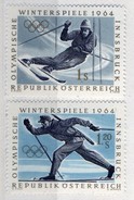 PIA - AUSTRIA  - 1963 : Giochi Olimpici Invernali Del 1964 A Innsbruck - (Yv 974-80) - Winter 1964: Innsbruck