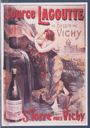 = Source Lagoutte Du Bassin De Vichy, Saint Yorre Près Vichy, Eau La Plus Efficace La Plus Célèbre - Advertising