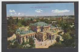 STM612 POSTKARTE JAHR 1912 WIEN  STADTPARK PANNORAMA GEBRAUCHT SIEHE ABBILDUNG - Vienna Center