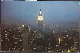 United States New York 1973 / Panorama / Night View / Observation Roof / RCA Building - Other Monuments & Buildings