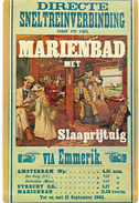 Directe Sneltreinverbinding Naar En Van Marienbad Met Slaaprijtuig - Via Emmerik - Eisenbahnverkehr