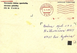 Slovakia Company Cover Cadca ... AH674 - Brieven En Documenten