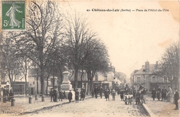 72-CHATEAU-DU-LOIR- PLACE DE L'HÔTEL DE VILLE - Chateau Du Loir